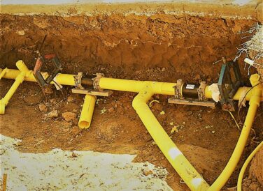 Gas pipeline design services interior pipes