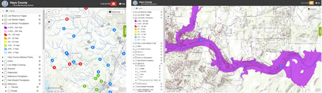 Hays County flood mapping 